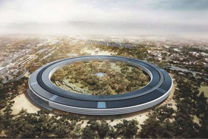 Apple’ın olağanüstü tasarıma sahip yeni kampüsü görüntülendi